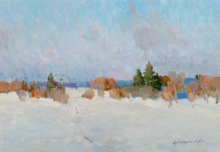 Print of Impressionism Landscape Painting by Vahe Yeremyan