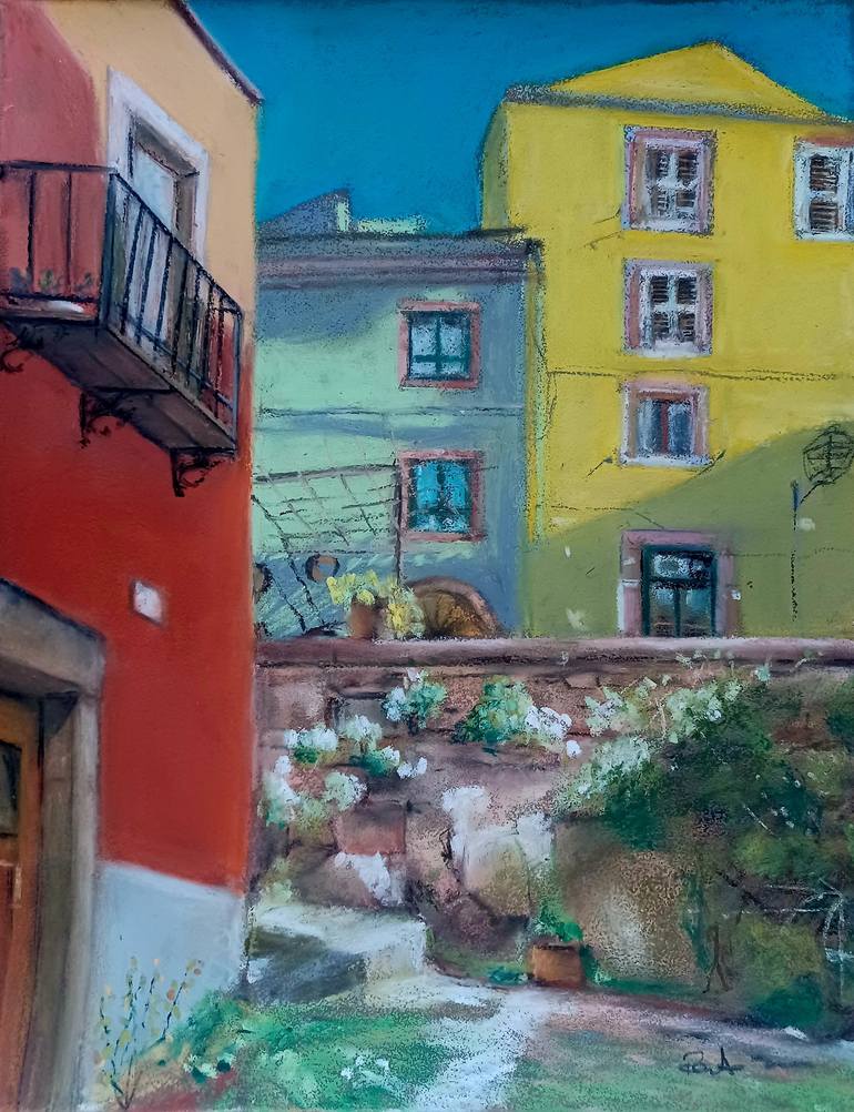 Print of Figurative Rural Life Painting by Renata Sanna