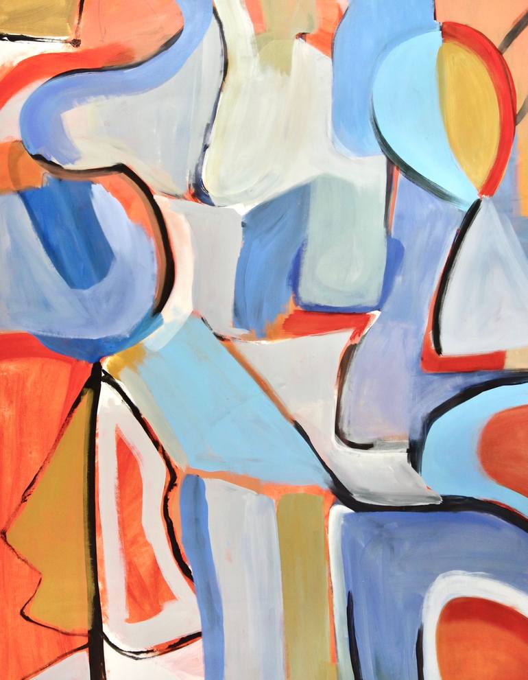 Original Abstract Expressionism Abstract Painting by Michelle Louis