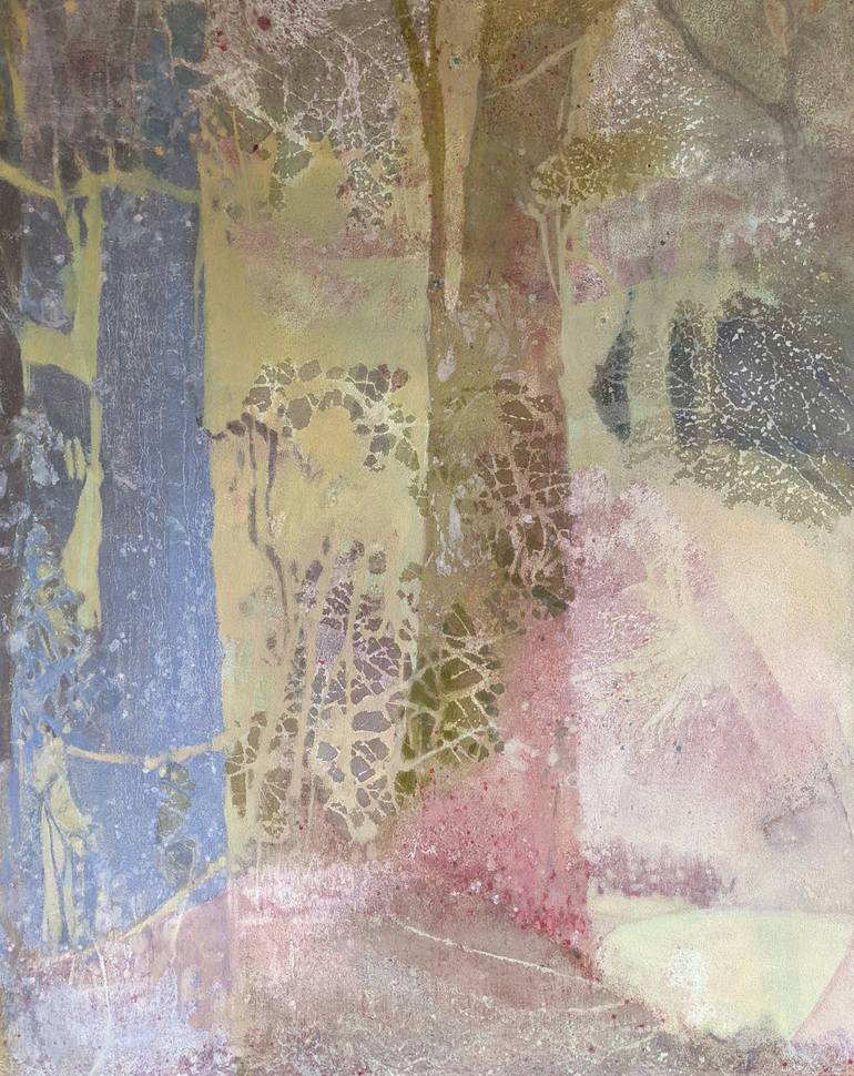 Original Abstract Expressionism Landscape Painting by Jen Gash