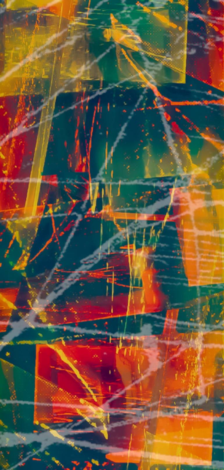 Print of Contemporary Abstract Digital by Banu  Muazzez Arpalı