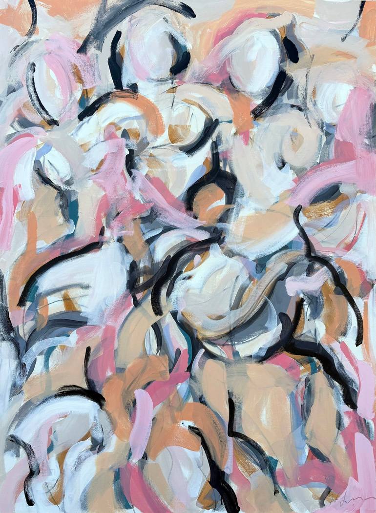 Original Abstract Expressionism Abstract Painting by Heidi Lanino