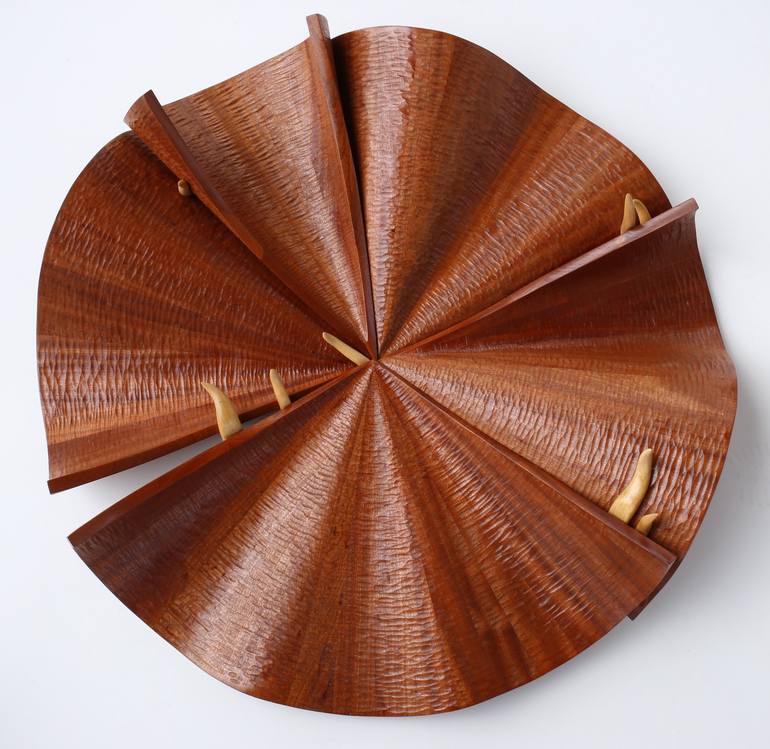 Original Abstract Botanic Sculpture by Vidmantas Jackevicius