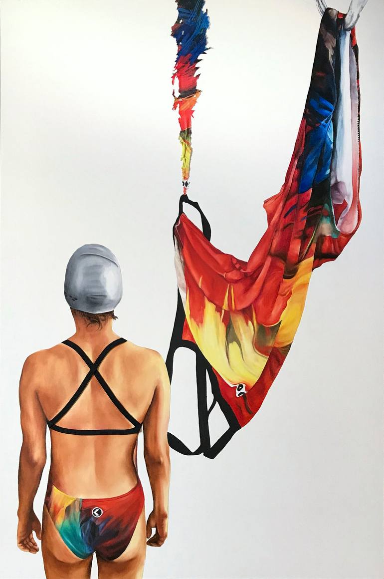 Original Figurative Sports Painting by Sofia Fresia