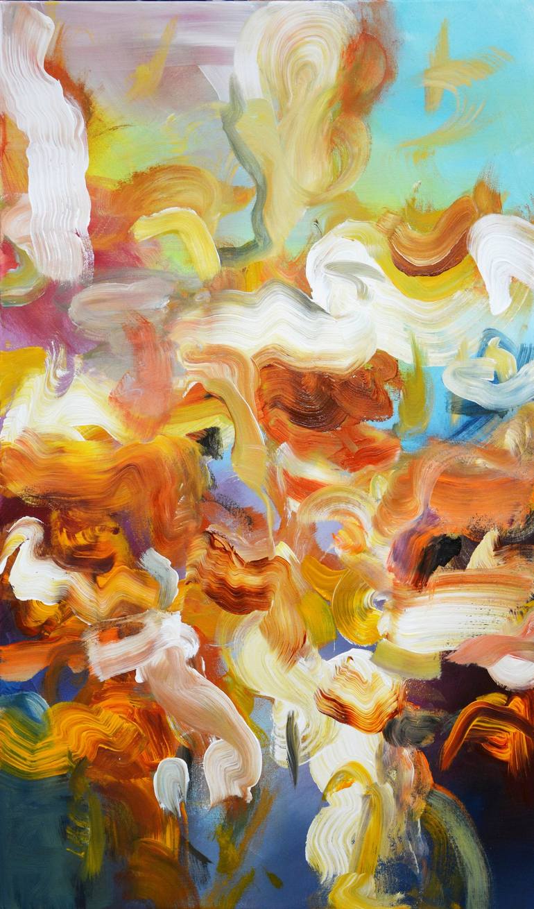Print of Abstract Expressionism Abstract Painting by Andrada Anghel