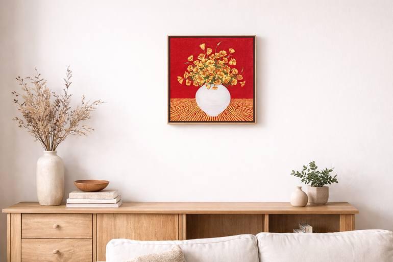 Original Figurative Floral Painting by Sihyeon Park