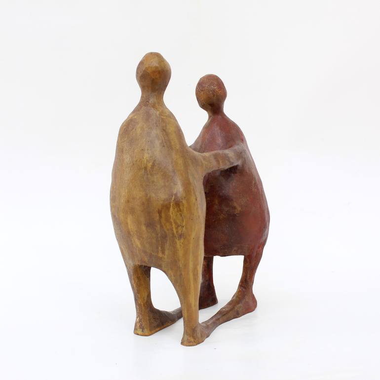Original Figurative People Sculpture by Didier Fournier
