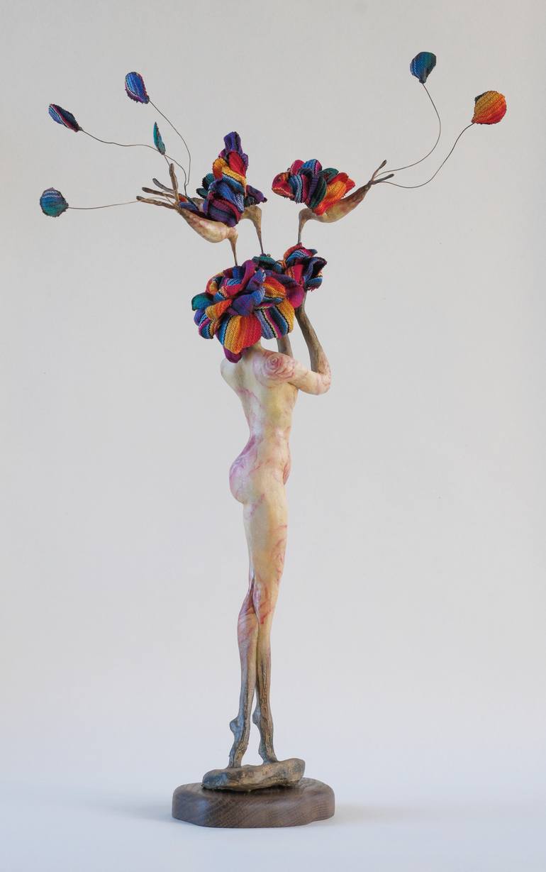 Original Figurative Women Sculpture by Mili Vega