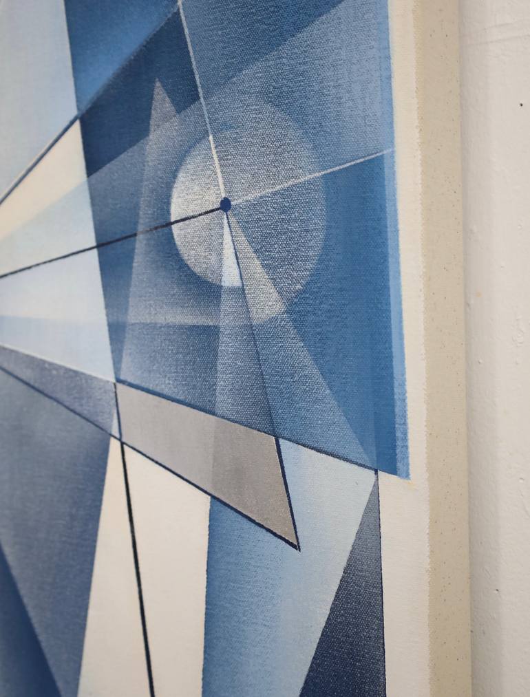 Original Modernism Abstract Painting by Robert Von Bangert