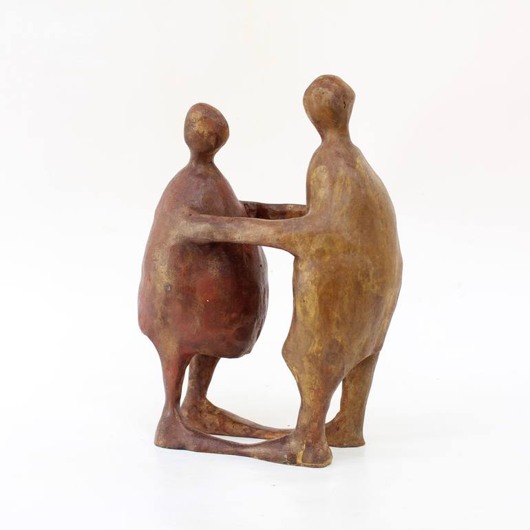 Original Figurative People Sculpture by Didier Fournier