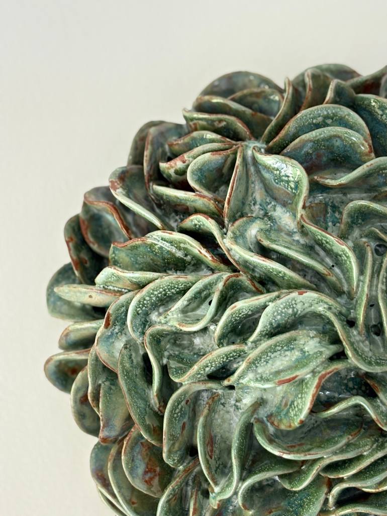 Original Abstract Ocean Sculpture by Anna Lis Marcone