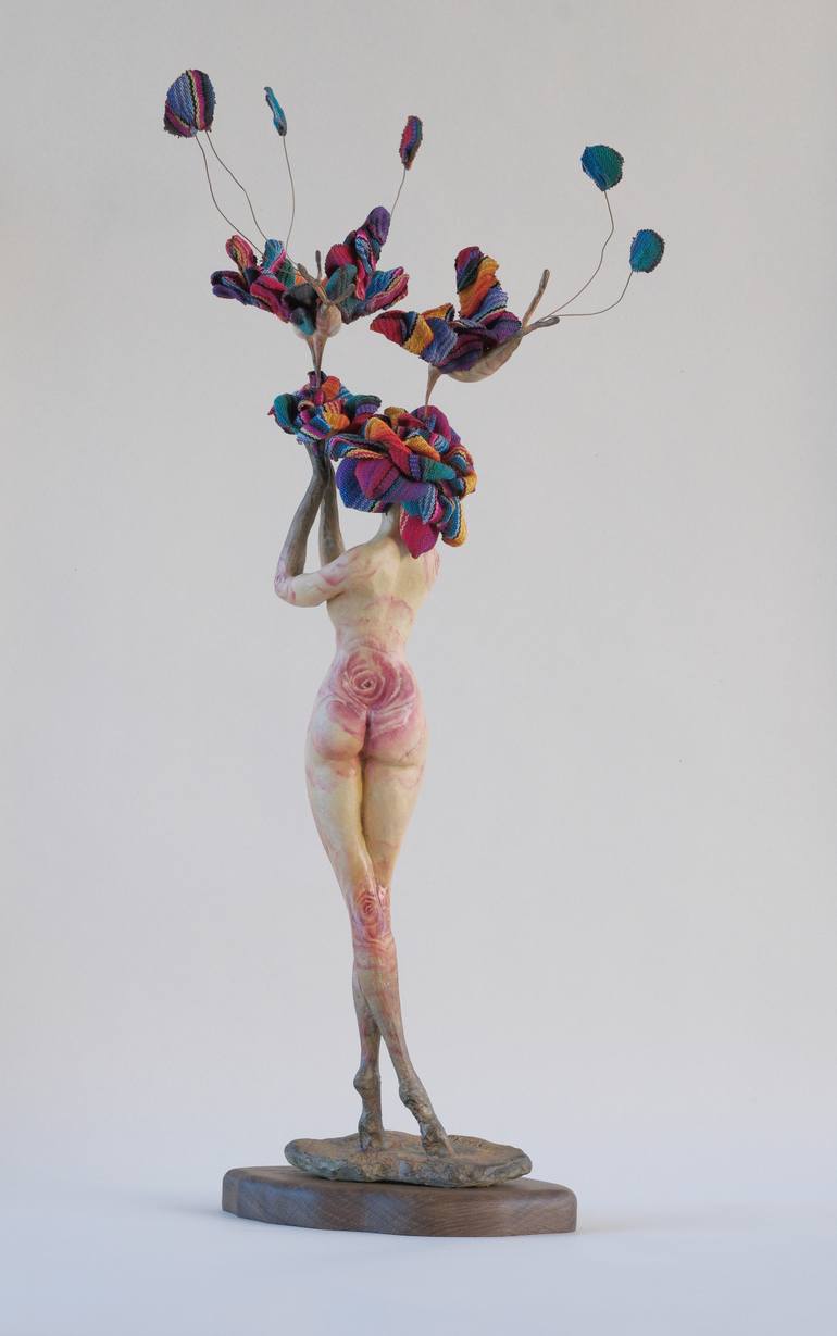 Original Figurative Women Sculpture by Mili Vega