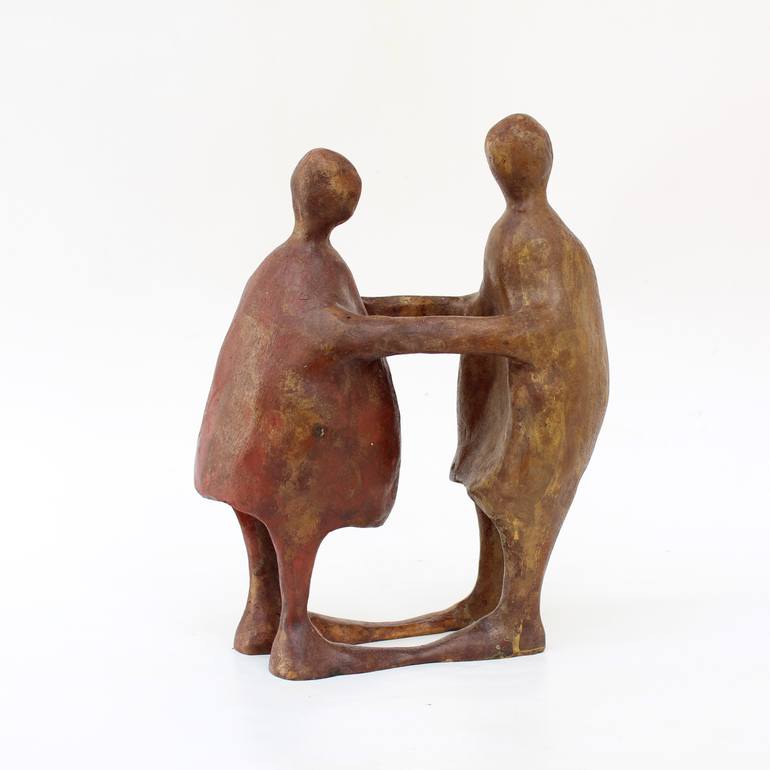 Original Figurative People Sculpture by Didier Fournier