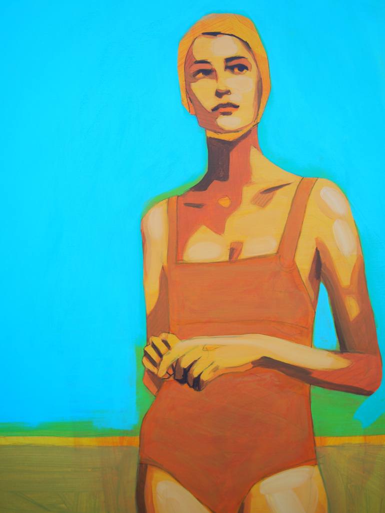 Original Contemporary Beach Painting by Tracy Hamer