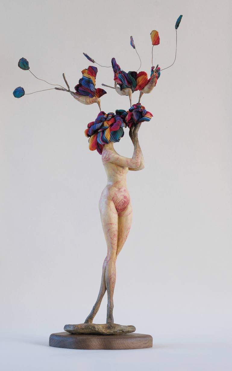 Original Figurative Women Sculpture by Mili Vega