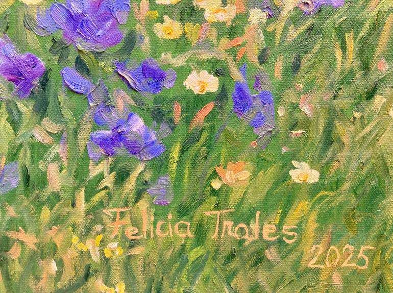 Original Impressionism Landscape Painting by Felicia Trales