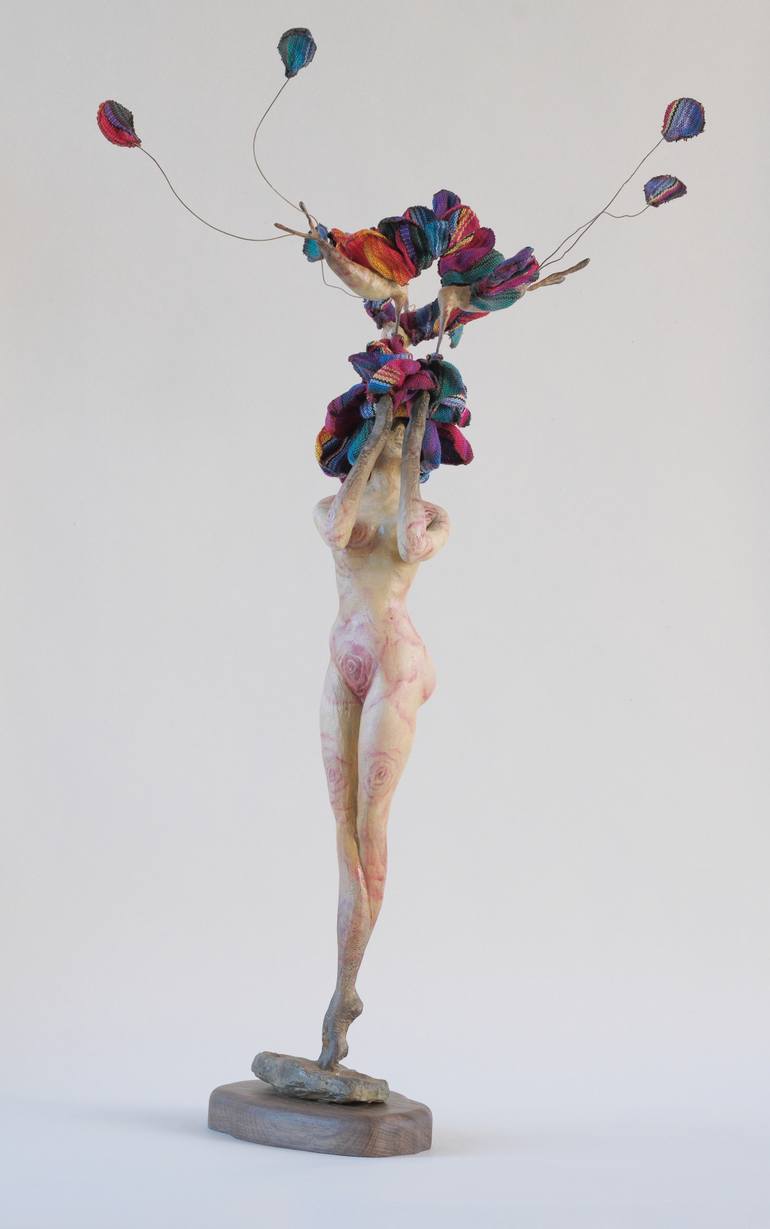 Original Figurative Women Sculpture by Mili Vega